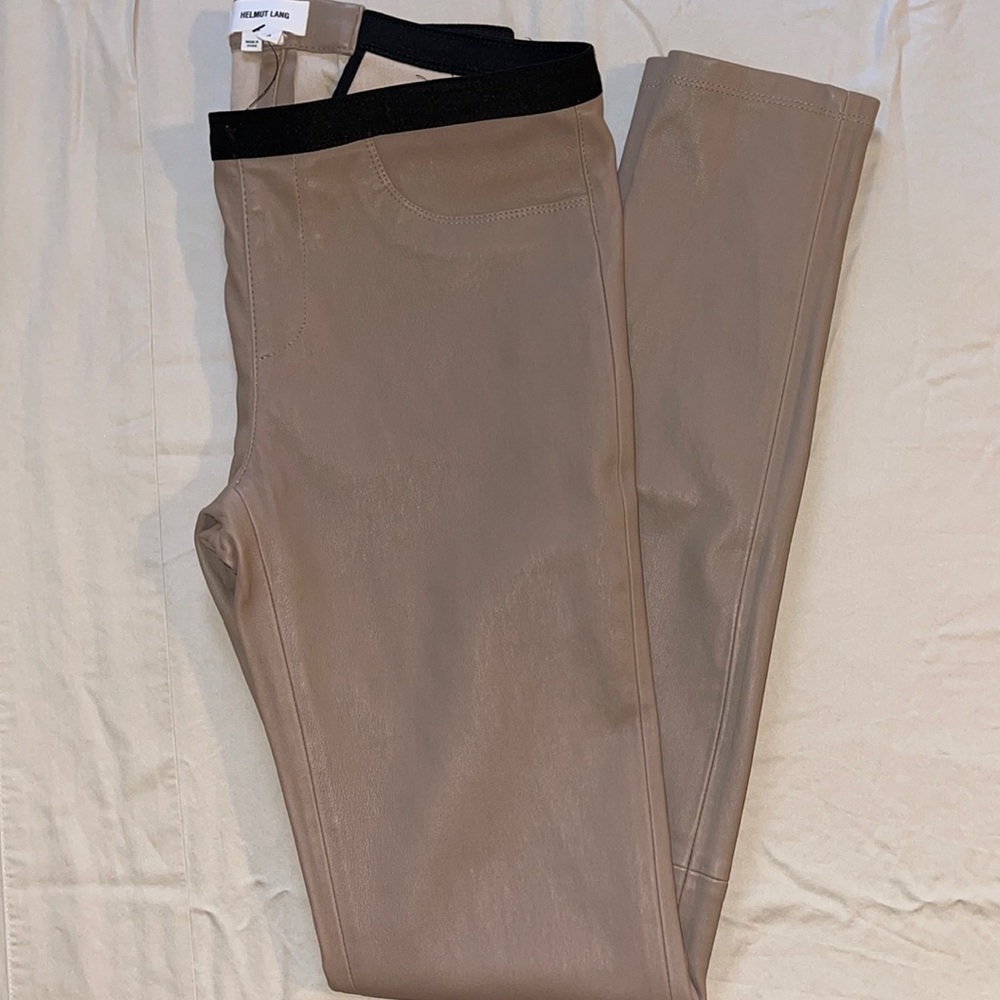Helmut Lang Leather Leggings